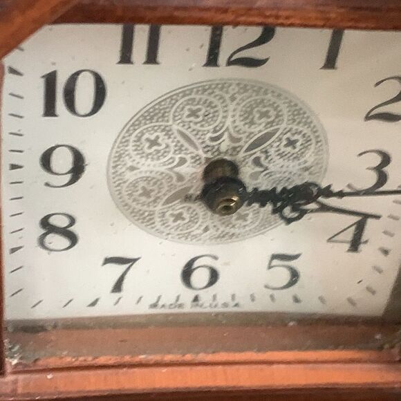 Vtg 1946 Haddon Original Home Sweet Home Clock Animated Rocking Grandma W/Light - Picture 11 of 17